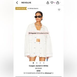 Cooper Jacket in White